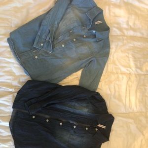Denim shirts